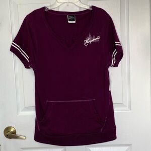 NWT Harry Potter Shirt Women XL Purple Hogwarts Pullover Universal Orlando